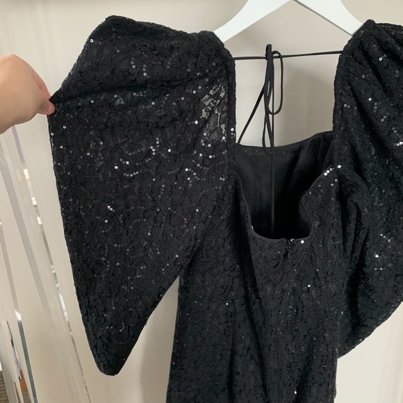 LPA Black Sequin Dress - Picture 4 of 8